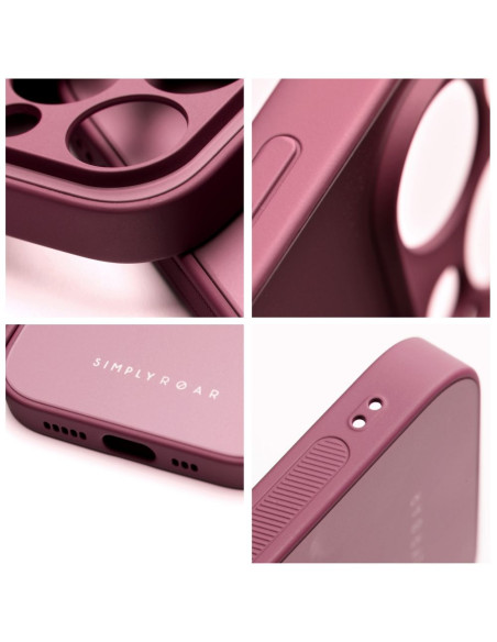 Roar Matte Glass Case - for iPhone 11 Pro Max claret