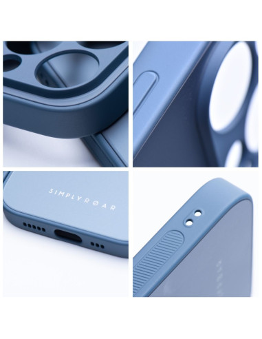 Roar Matte Glass Case - for iPhone 11 Pro Max blue