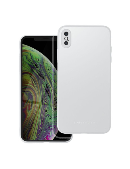 Coque en verre mat Roar - pour iPhone XS Max acier