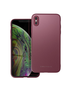 Roar Matte Glass Case - for iPhone XS Max claret