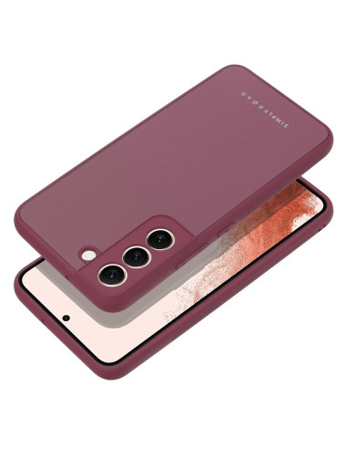 Roar Matte Glass Case - for Samsung Galaxy A12 claret