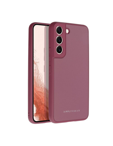 Roar Matte Glass Case - for Samsung Galaxy A12 claret