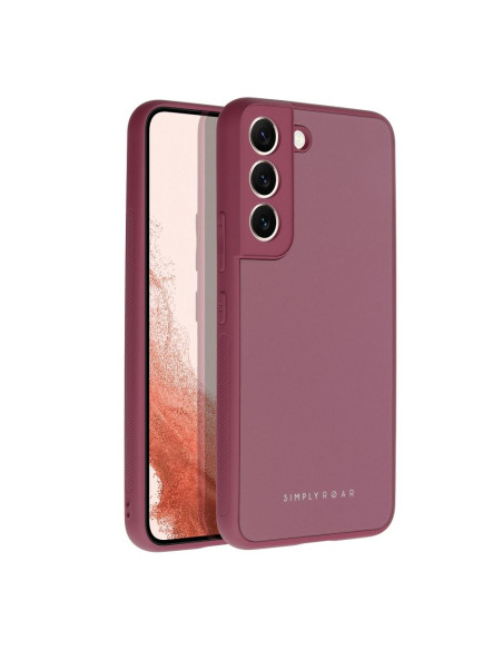 Roar Matte Glass Case - for Samsung Galaxy A12 claret