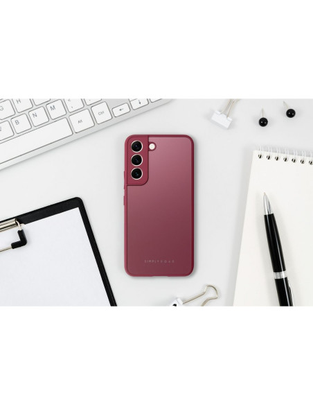 Roar Matte Glass Case - for Samsung Galaxy A12 claret