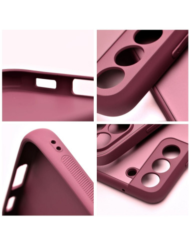 Roar Matte Glass Case - for Samsung Galaxy A12 claret