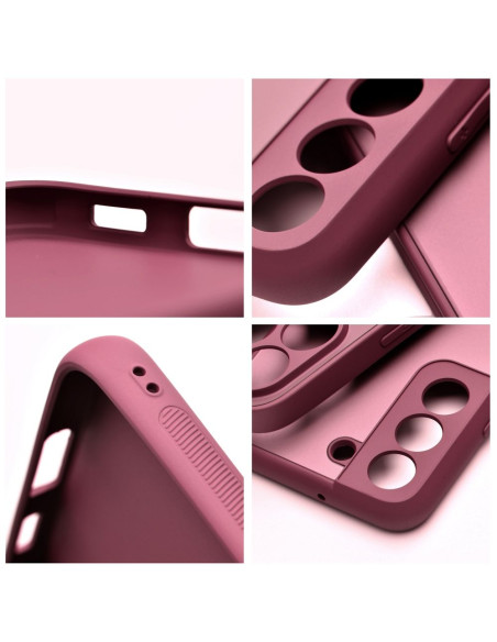 Roar Matte Glass Case - for Samsung Galaxy A12 claret