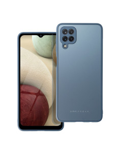 Coque en verre mat Roar - pour Samsung Galaxy A12 bleu