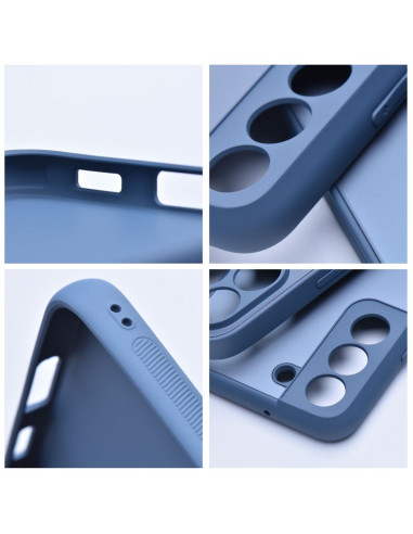 Coque en verre mat Roar - pour Samsung Galaxy A12 bleu
