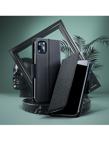 Etui Fancy Book pour REALME C30 noir