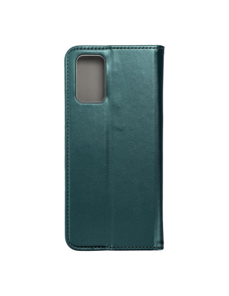 SMART MAGNETO Book case for MOTOROLA G42 dark green