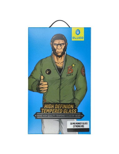 Verre trempé 5D de Mr. Monkey Verre trempé - Apple iPhone 14 Pro noir (Strong HD)