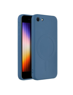 SILICONE MAG COVER compatible avec MagSafe pour IPHONE 7 / 8 / SE 2020 / SE 2022 bleu 2