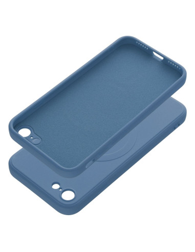 SILICONE MAG COVER compatible avec MagSafe pour IPHONE 7 / 8 / SE 2020 / SE 2022 bleu