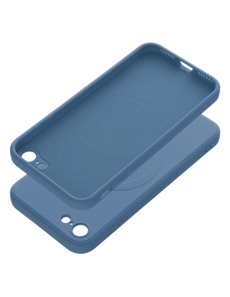 SILICONE MAG COVER compatible avec MagSafe pour IPHONE 7 / 8 / SE 2020 / SE 2022 bleu