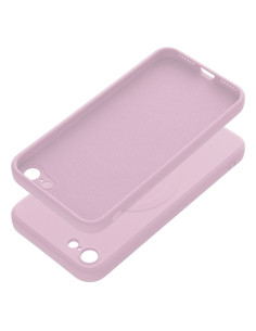 SILICONE MAG COVER Coque compatible avec MagSafe pour IPHONE 7 / 8 / SE 2020 / SE 2022 rose 2