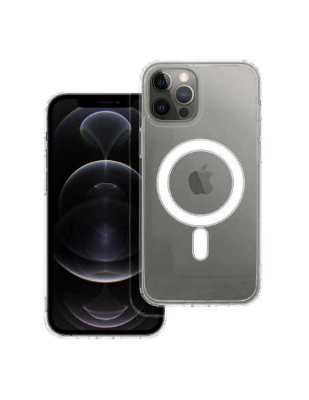COUVERTURE MAG CLEAR compatible avec MagSafe pour IPHONE 12 Pro Max transparent