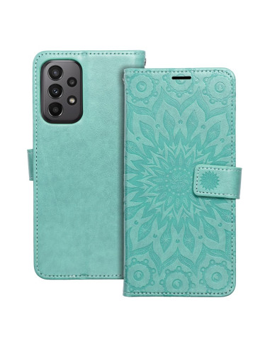 Etui MEZZO Book pour SAMSUNG A23 5G mandala vert