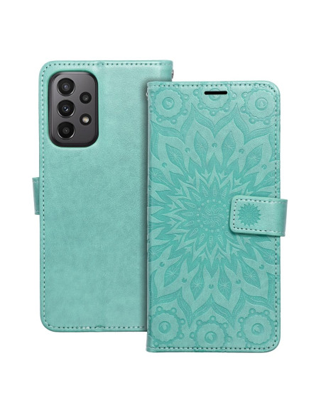Etui MEZZO Book pour SAMSUNG A23 5G mandala vert
