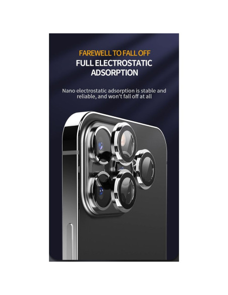 Verre trempé X-ONE pour objectif de caméra Camera Armor Pro - pour iPhone 14/14 Plus