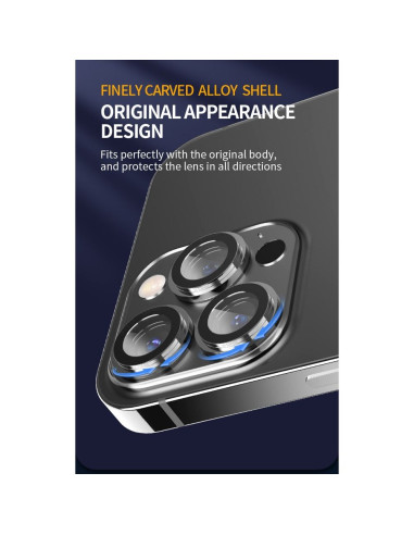 Verre trempé X-ONE pour objectif de caméra Camera Armor Pro - pour iPhone 14/14 Plus