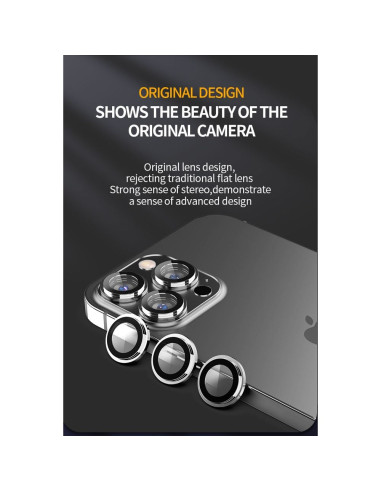 Verre trempé X-ONE pour objectif de caméra Camera Armor Pro - pour iPhone 14 Pro/14 Pro Max