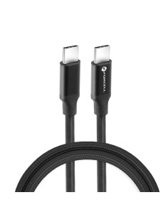 FORCELL câble Type C vers Type C QC4.0 5A/20V PD 100W E-mark / 4K / Thunderbolt / 20Gbit/s C391 1m noir 2