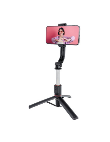 Perche selfieavec telecommande bluetooth tripod noir SSTR-13