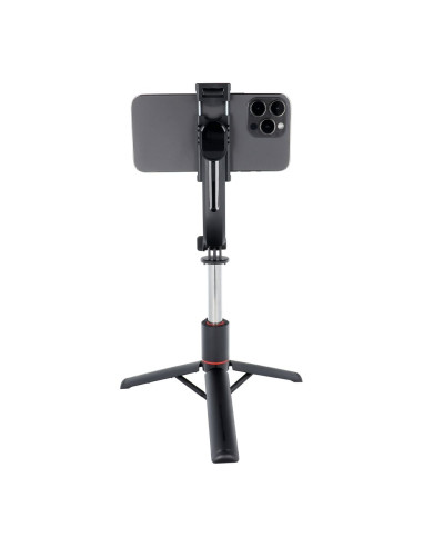 Perche selfieavec telecommande bluetooth tripod noir SSTR-13
