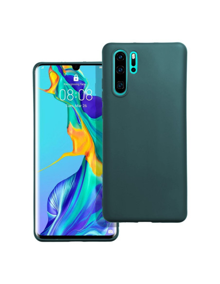 Coque MATT pour HUAWEI P30 Pro vert foncé