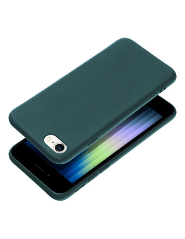 Coque MATT pour IPHONE 7 / 8 / SE 2020 / SE 2022 vert foncé