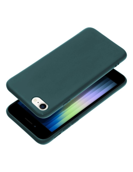 Coque MATT pour IPHONE 7 / 8 / SE 2020 / SE 2022 vert foncé