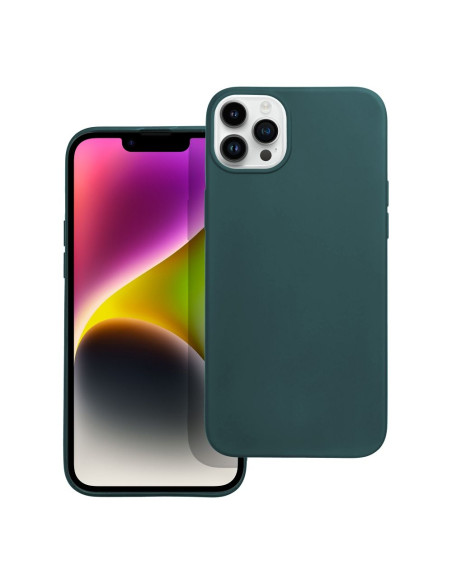 Coque MATT pour IPHONE 14 Plus vert foncé