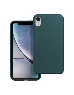 Coque MATT pour IPHONE XR vert foncé