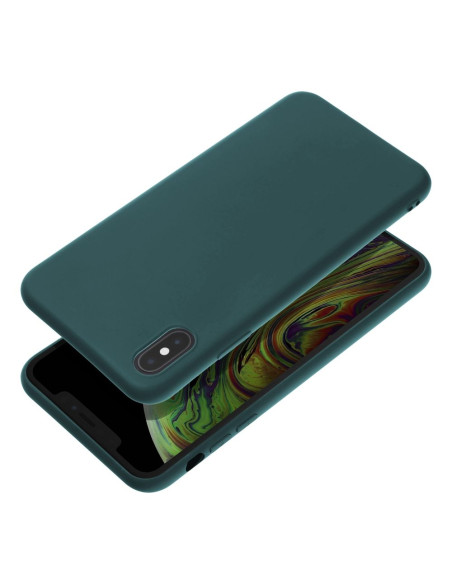 Coque MATT pour IPHONE XS Max vert foncé