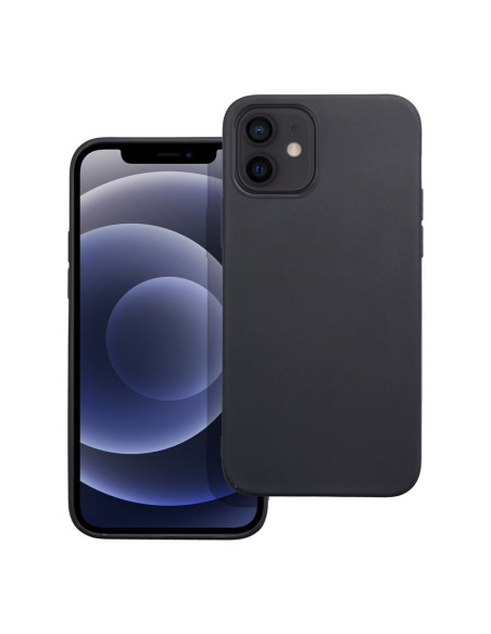 Coque MATT pour IPHONE 12 noir