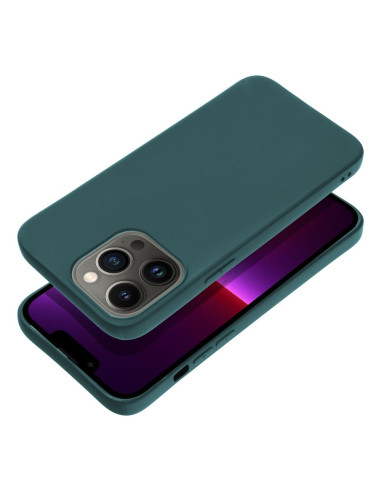 Coque MATT pour IPHONE 13 Pro vert foncé