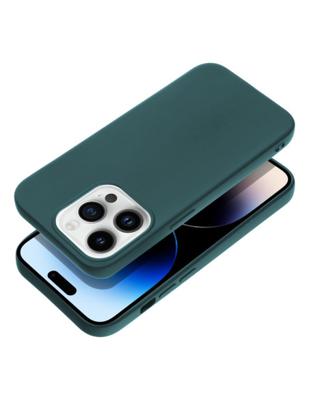 Coque MATT pour IPHONE 14 Pro vert foncé