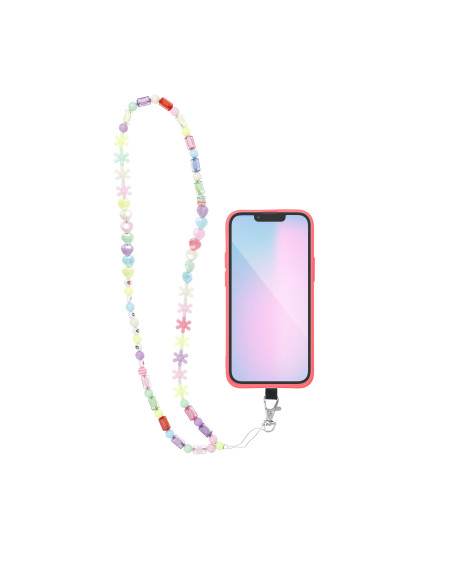 Pendentif téléphone PIXIE / longueur du cordon 68cm (34cm dans la boucle) / pendentif cou - étoiles