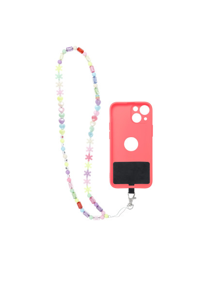 Pendentif téléphone PIXIE / longueur du cordon 68cm (34cm dans la boucle) / pendentif cou - étoiles