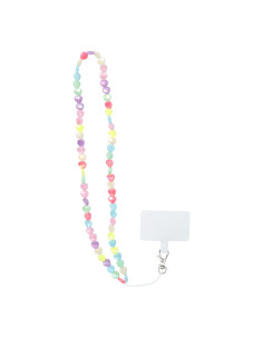 Pendentif téléphone PIXIE / longueur de la corde 68cm (34cm dans la boucle) / pendentif cou - coeurs