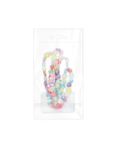 Pendentif téléphone PIXIE / longueur de la corde 68cm (34cm dans la boucle) / pendentif cou - coeurs