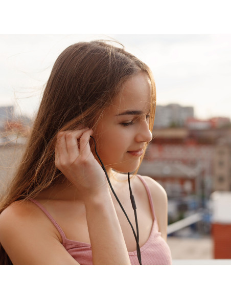 Forcell Headset Premium Sound U3 mini jack 3.5mm Noir