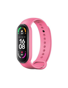 Silicone strap for XIAOMI Mi Band 5 / 6 / 7 pink (06)
