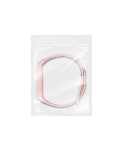 Silicone strap for XIAOMI Mi Band 5 / 6 / 7 pink (06)