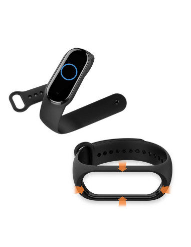 Silicone strap for XIAOMI Mi Band 5 / 6 / 7 pink (06)