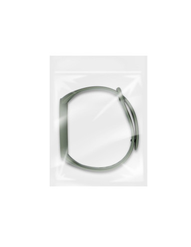 Strap silicone for smartband Xiaomi Mi Band 5 / 6 / 7 green (08)