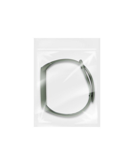 Strap silicone for smartband Xiaomi Mi Band 5 / 6 / 7 green (08)
