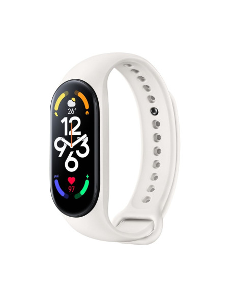 Bracelet en silicone pour XIAOMI Mi Band 5 / 6 / 7 crème (11)