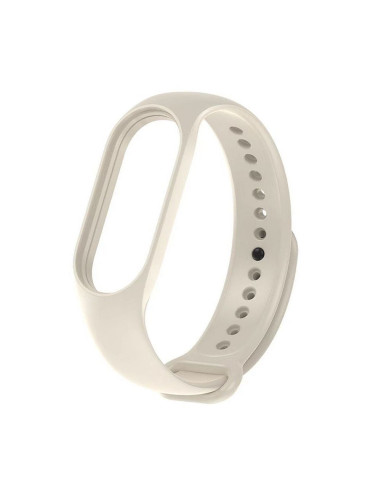Bracelet en silicone pour XIAOMI Mi Band 5 / 6 / 7 crème (11)