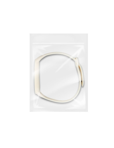 Bracelet en silicone pour XIAOMI Mi Band 5 / 6 / 7 crème (11)